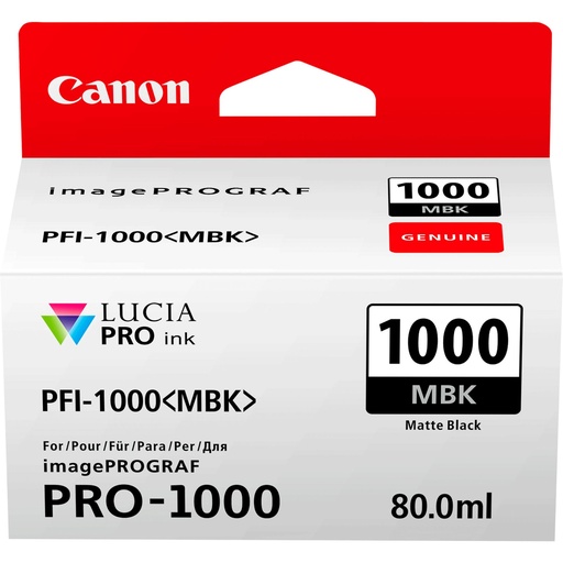 [209778] Canon PFI-1000 MBK matte black