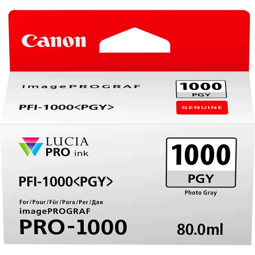 [209834] Canon PFI-1000 PGY photo grey