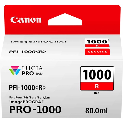 [209841] Canon PFI-1000 R red