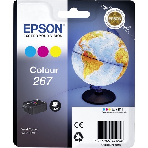 [210373] Epson ink cartridge color T 267