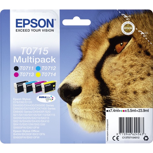 [267549] Epson DURABrite Multipack T 071                     T 0715