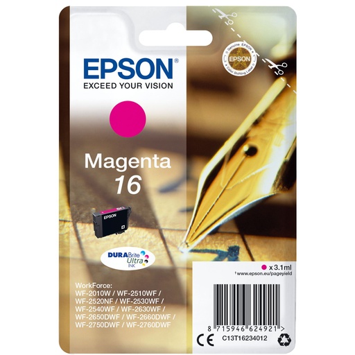 [267675] Epson ink cartridge magenta DURABrite Ultra T 162     T 1623