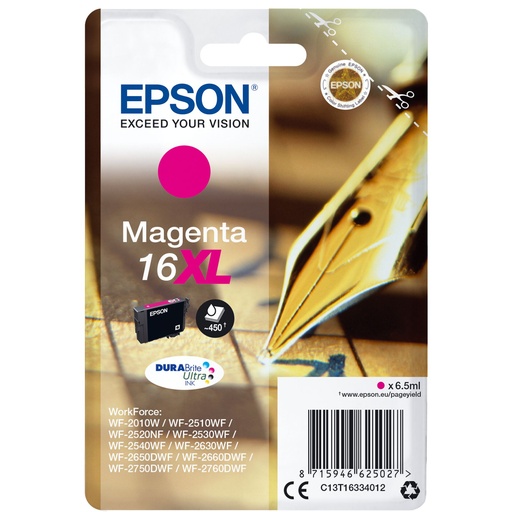[267710] Epson ink cartridge XL magenta DURABrite Ultra T 163     T 1633