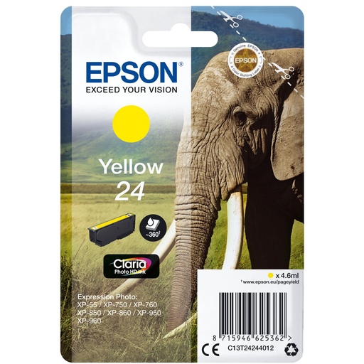 [267829] Epson ink cartridge yellow Claria Photo HD T 242     T 2424