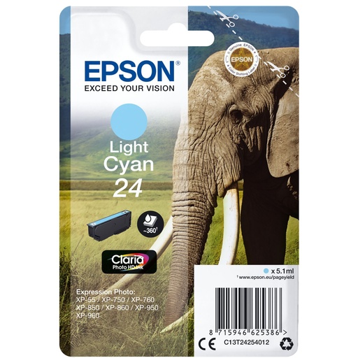 [267836] Epson ink cartridge light cyan Claria Photo HD T 242     T 2425