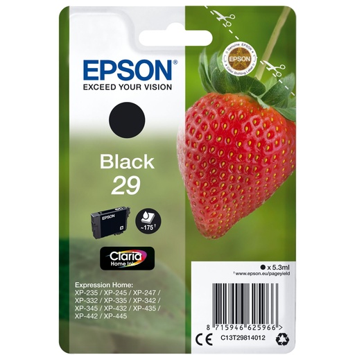 [268039] Epson ink cartridge black Claria Home 29            T 2981