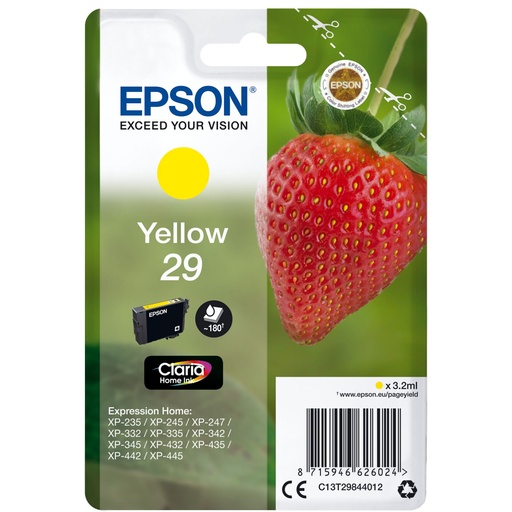[268060] Epson ink cartridge yellow Claria Home 29            T 2984