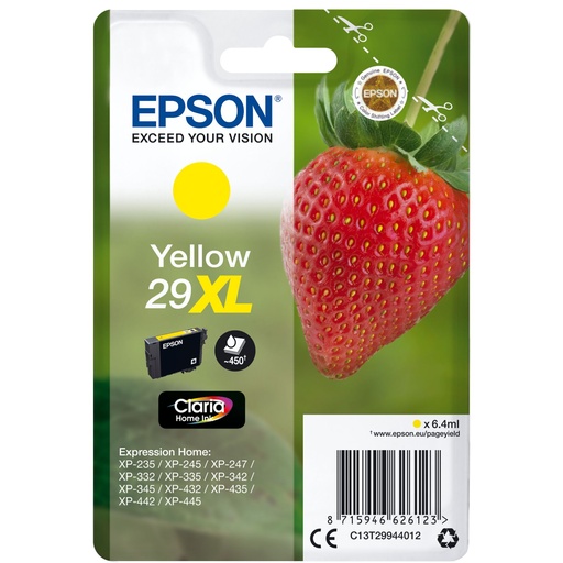 [268102] Epson ink cartridge XL yellow Claria Home 29            T 2994