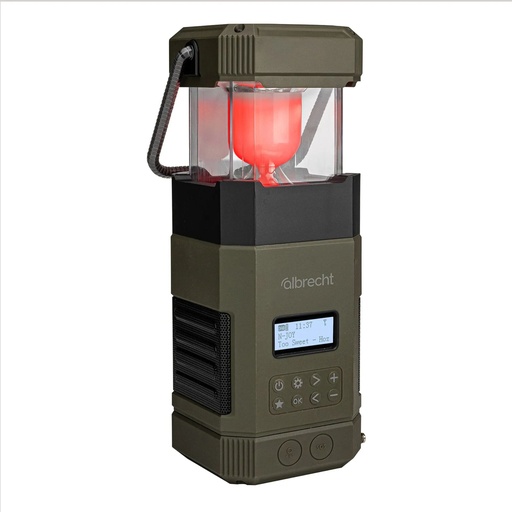 [176950] Albrecht DR 114 DAB+ Outdoor- Radio with Camping-Lamp
