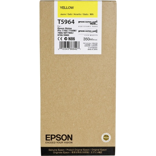 [317261] Epson ink cartridge yellow T 596  350 ml             T 5964