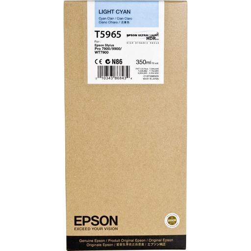 [317268] Epson ink cartridge light cyan T 596  350 ml        T 5965
