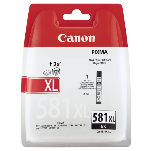 [320658] Canon CLI-581 XL BK black