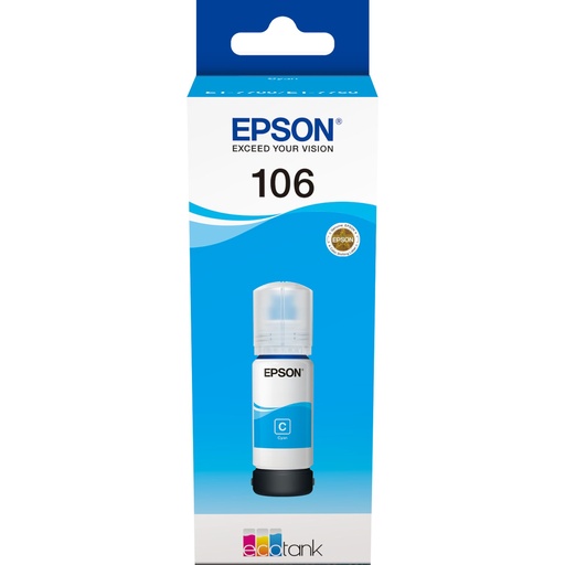 [329730] Epson EcoTank cyan T 106 70 ml               T 00R2