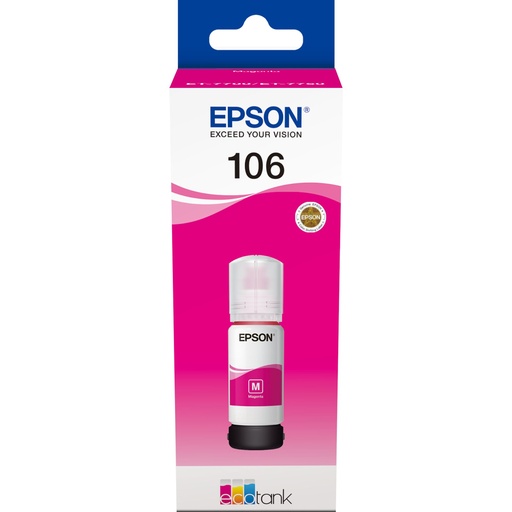 [329737] Epson EcoTank magenta T 106 70 ml               T 00R3