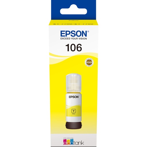 [329744] Epson EcoTank yellow T 106 70 ml               T 00R4