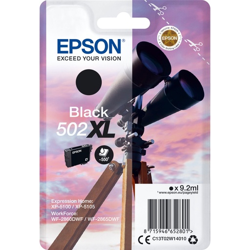 [369168] Epson ink cartridge black 502 XL                    T 02W1