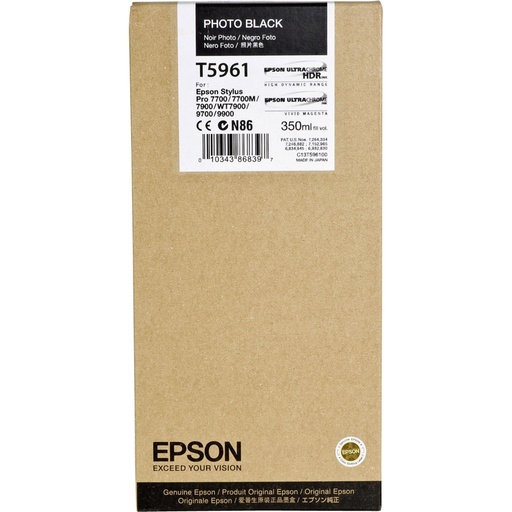 [378504] Epson ink cartridge photo black T 596 350 ml        T 5961