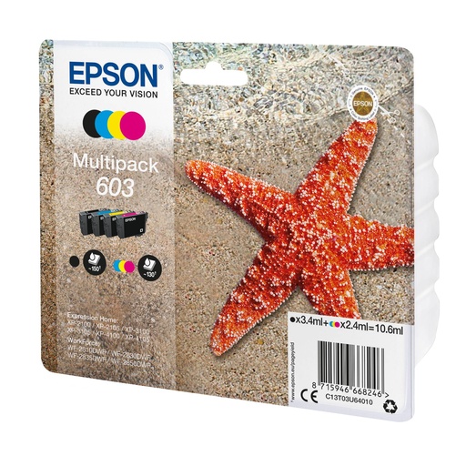 [489862] Epson Multipack 4-colours 603                       T 03U6