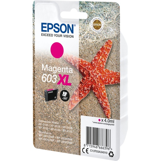 [490002] Epson ink cartridge magenta 603 XL                    T 03A3