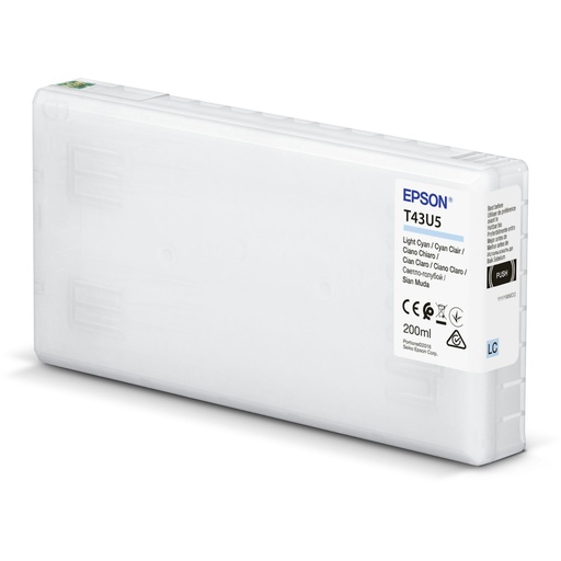 [517939] Epson ink cartridge light cyan T 43U 200 ml              T 43U5