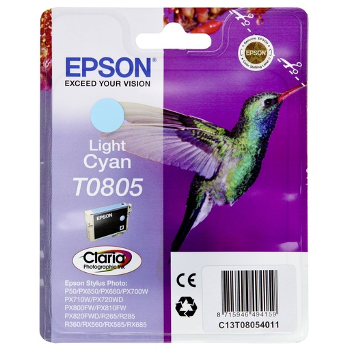 [529074] Epson ink cartridge light cyan T 080                     T 0805