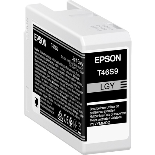 [565070] Epson ink cartridge light gray T 46S9 25 ml Ultrachrome Pro 10