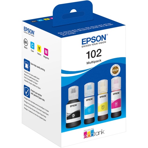 [580540] Epson EcoTank 4-colour Multipack T 102                     T 03R6