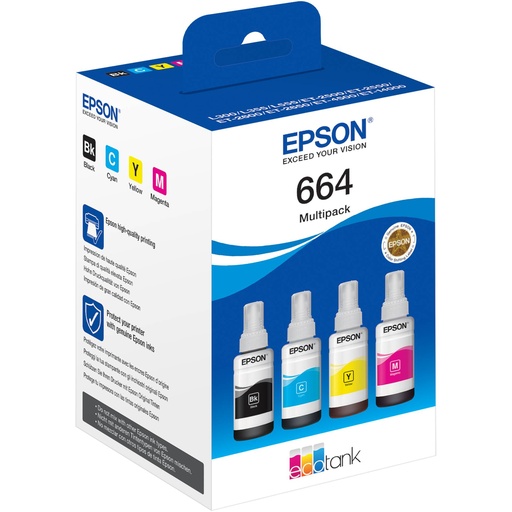 [580561] Epson EcoTank 4-colour Multipack T 664                     T 6646