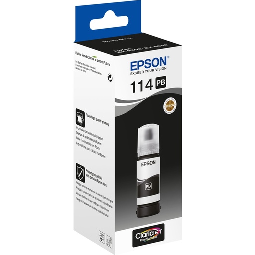 [631290] Epson EcoTank Photo black T 114 70 ml               T 07B1