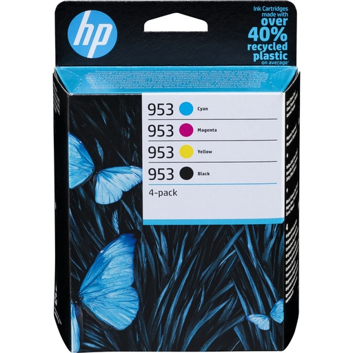 [637758] HP 6ZC69AE Multipack No. 953 BK/C/M/Y