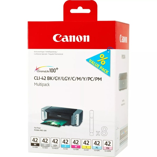 [641725] Canon CLI-42 8inks Multi Pack