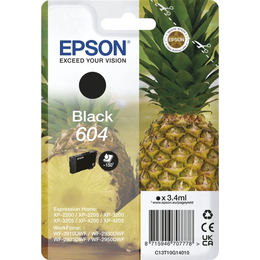 [757458] Epson ink cartridge black 604                       T 10G1