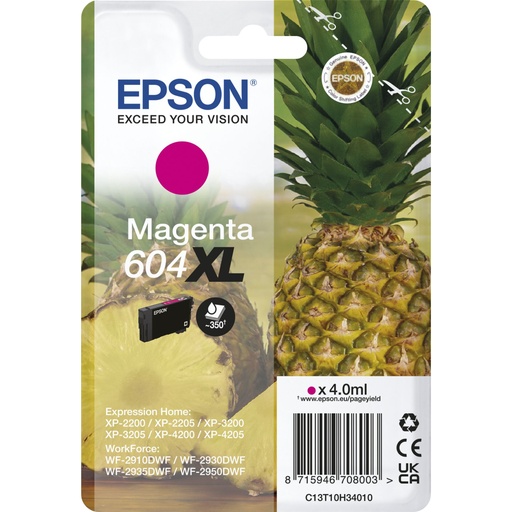 [757528] Epson ink cartridge magenta 604 XL                    T 10H3