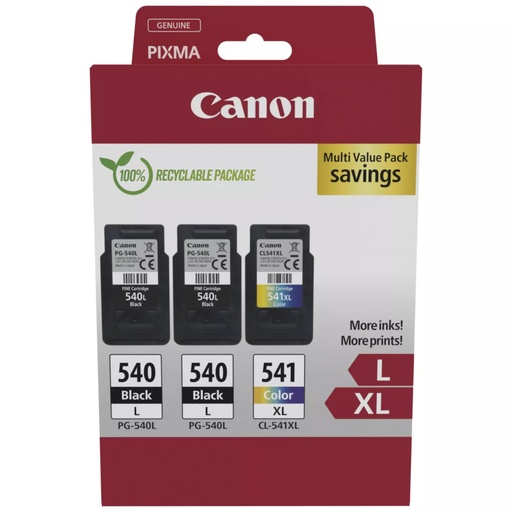 [826835] Canon PG-540 L x2 / CL-541 XL Multi Pack