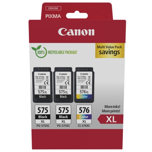 [826842] Canon PG-575 XL x2 / CL-576 XL Multi Pack