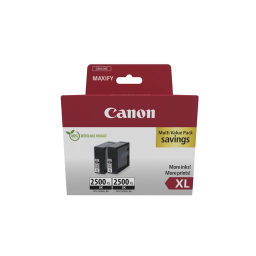 [826849] Canon PGI-2500 XL BK black Twin Pack