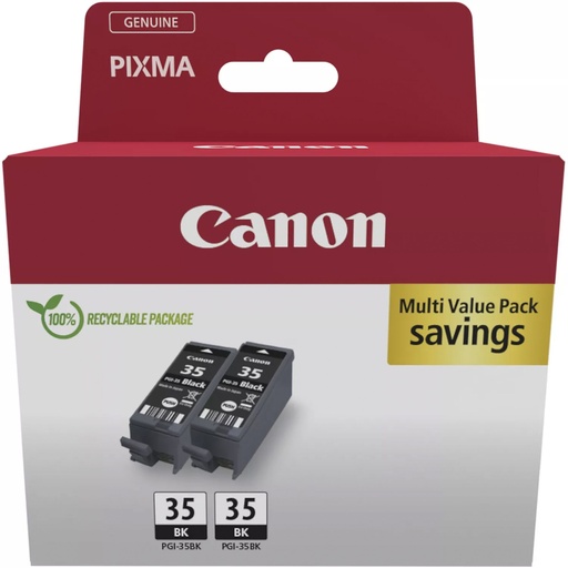 [829915] Canon PGI-35 BK black Twin Pack
