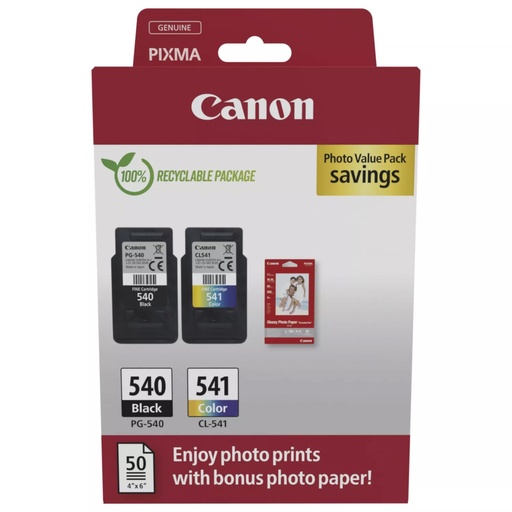 [829950] Canon PG-540 / CL-541 Photo Value Pack