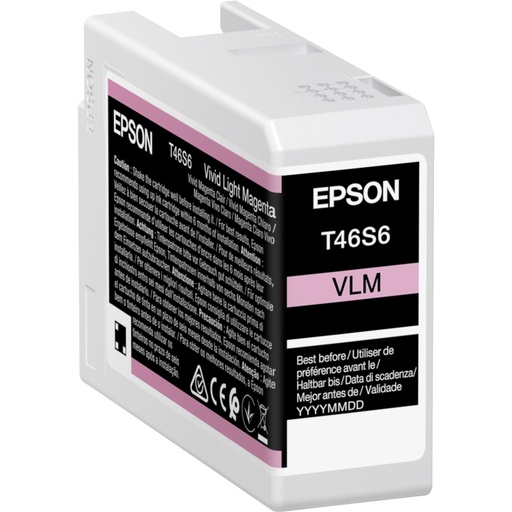 [870445] Epson Tintenpatr. viv light mag. T 46S6N 25 ml Ultrachrome Pro 10