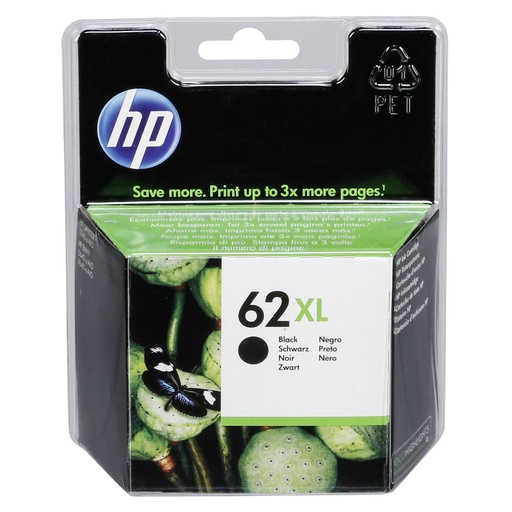 [876554] HP C2P05AE ink cartridge black No. 62 XL