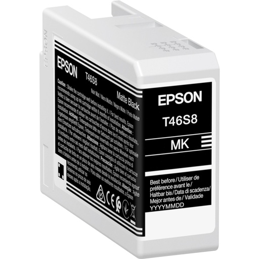 [881827] Epson ink cartridge matte black T 46S80N 25 ml Ultrachr.  Pro 10