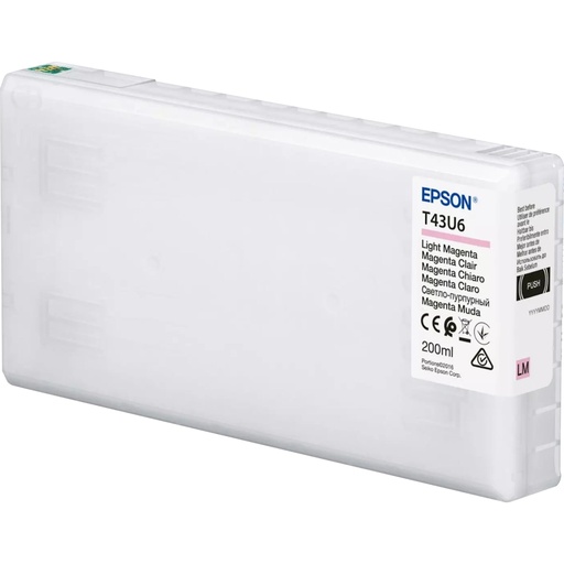 [881841] Epson ink cartridge light magenta T 43U 200 ml    T 43U64N