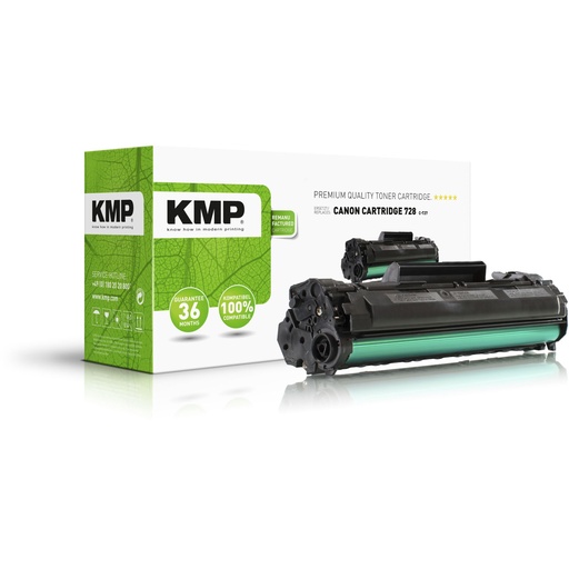 [146484] KMP C-T27 Toner black compatible with Canon 728