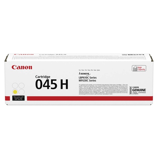 [297481] Canon Toner Cartridge 045 H Y yellow