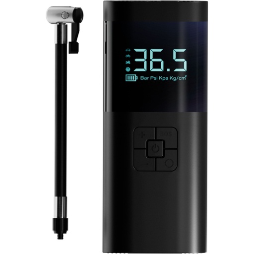 [165183] STATIK TireHero Wireless Air Pump 6000mAh Black