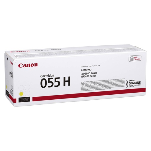 [453399] Canon Toner Cartridge 055 H Y yellow