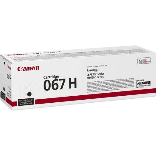 [768441] Canon Toner Cartridge 067 H BK black