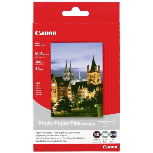[120435] Canon SG-201 10x15 cm 4x6 50 sheet, 260 g