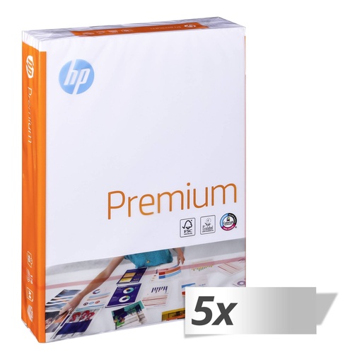 [381460] 5x 500 Sh. HP Premium A 4, 90 g, CHP 852 (Box)