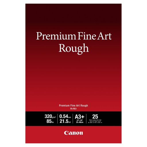 [568885] Canon FA-RG 1 Premium Fine Art Rough A 3+, 25 Sheet, 320 g